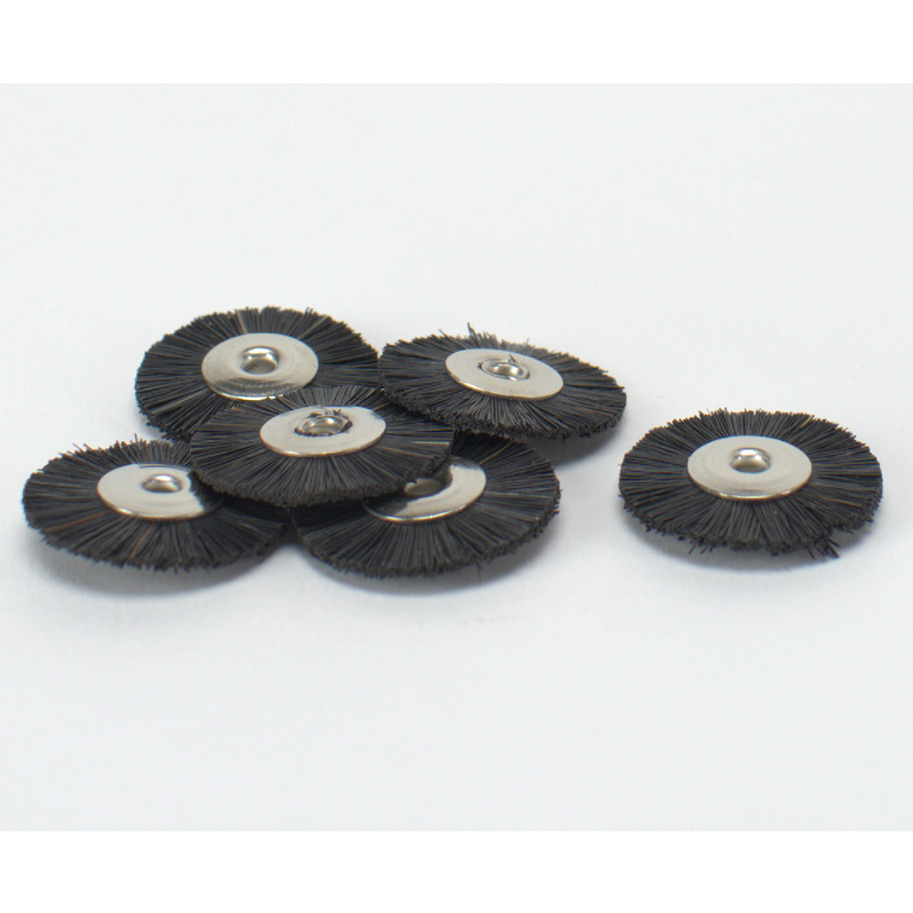 ZR Bürste unmontiert Borste schwarz ø21 mm, 6 Stück