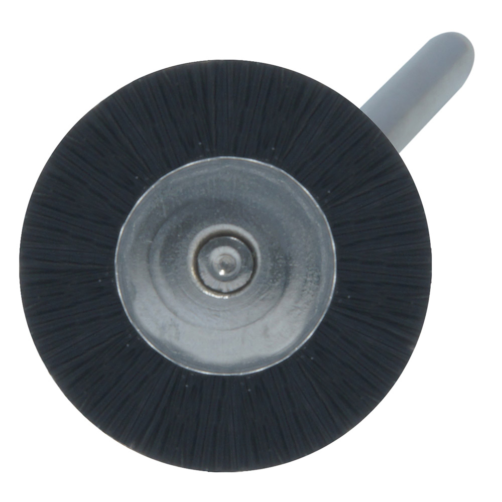 Mini-Bürstchen Chungking 19 mm schwarz, 12 Stück
