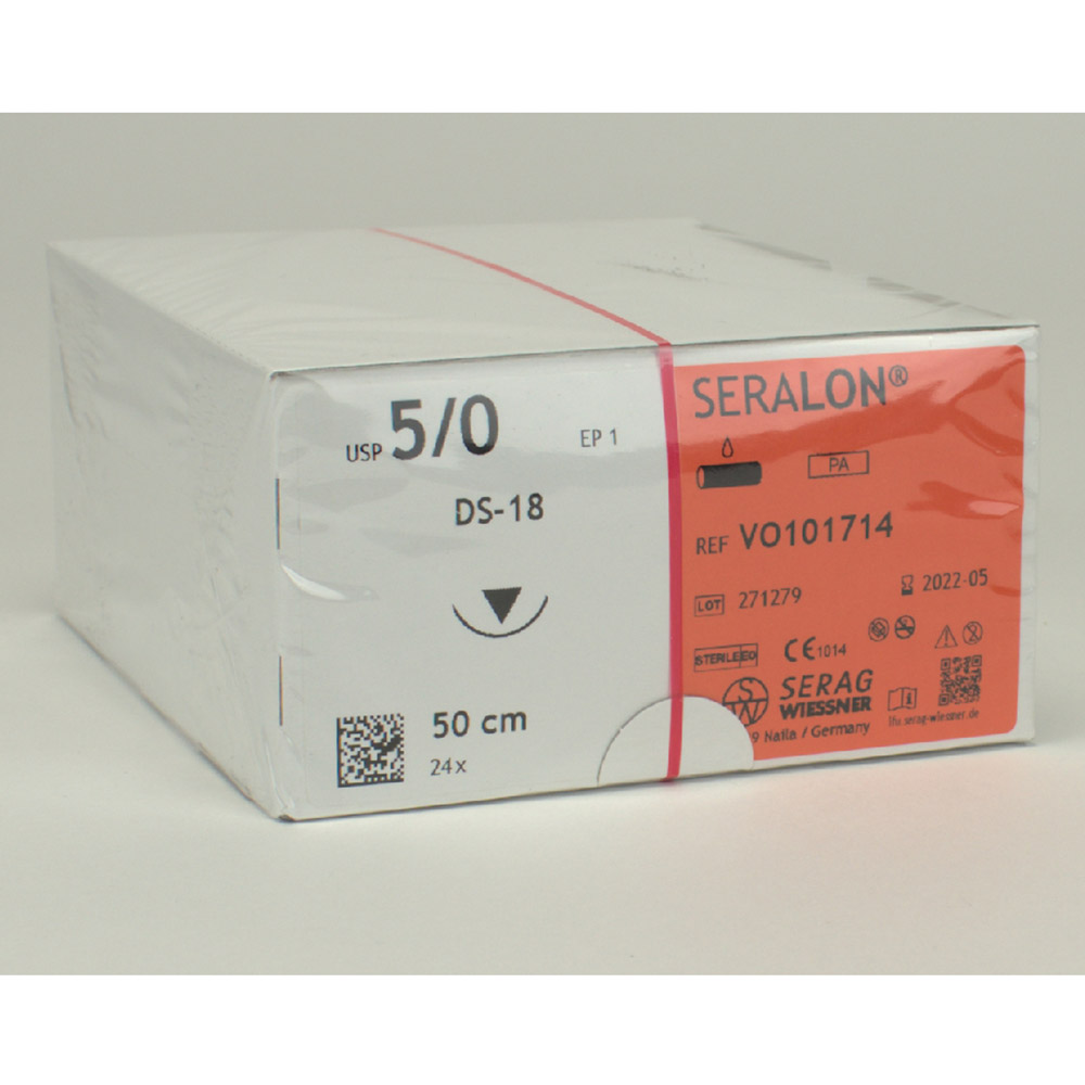 Seralon blau DS-18 5/0-EP1, 24 Stück