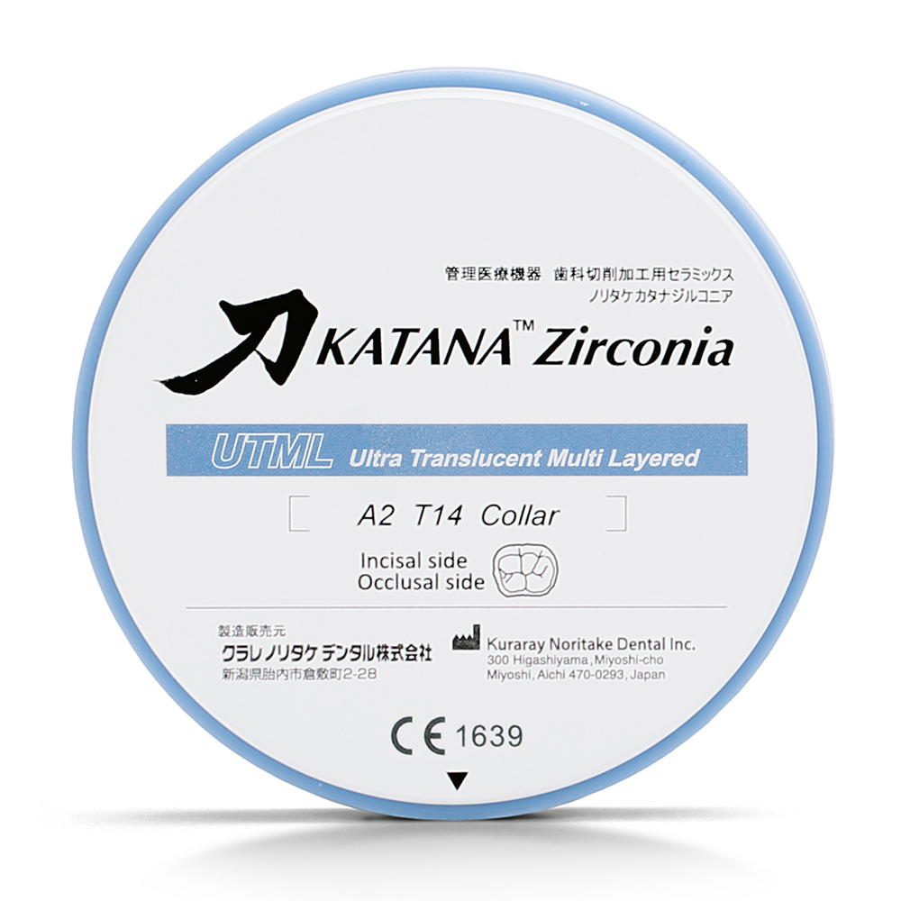 Katana ZR (Zirconia) Disc UTML 98,5 mm 18 mm A1, Stück