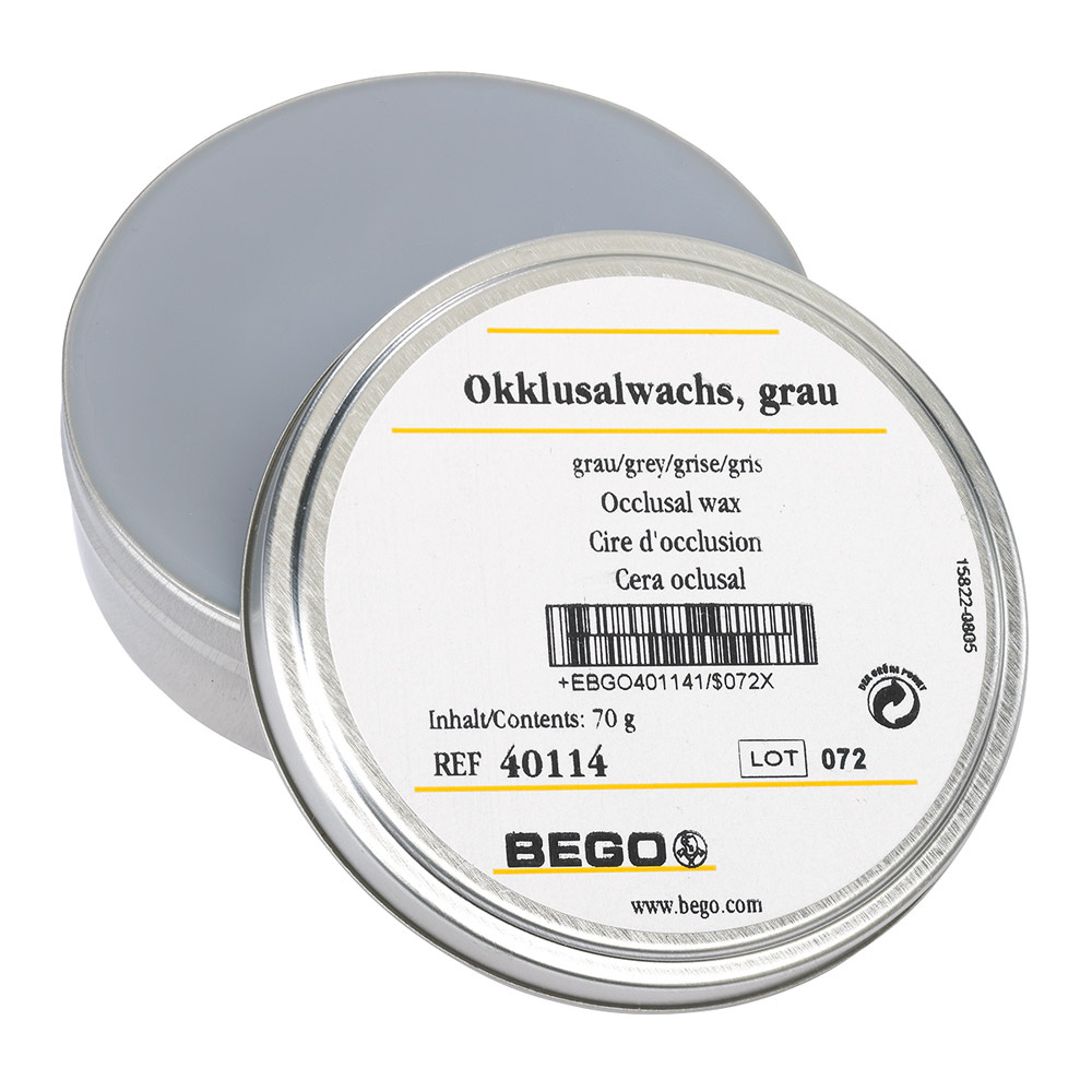 Okklusalwachs grau, 70 g