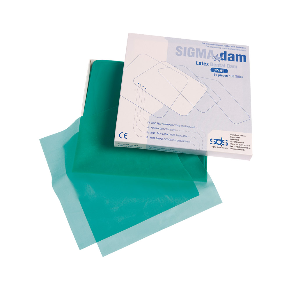 Sigma Dam puderfrei grün medium 6 x 6, 36 Blatt
