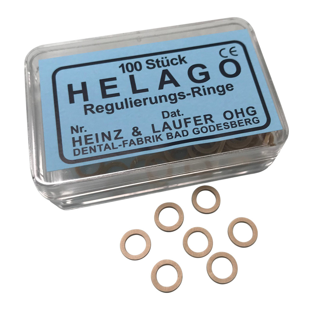 Regulierungsringe transparent Gr. 10, 100 Stück