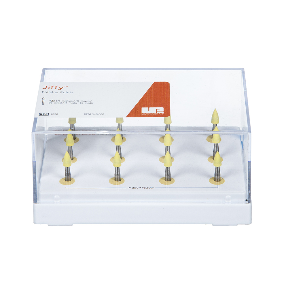 Jiffy Polisher Spitze mittel, 12 Stück