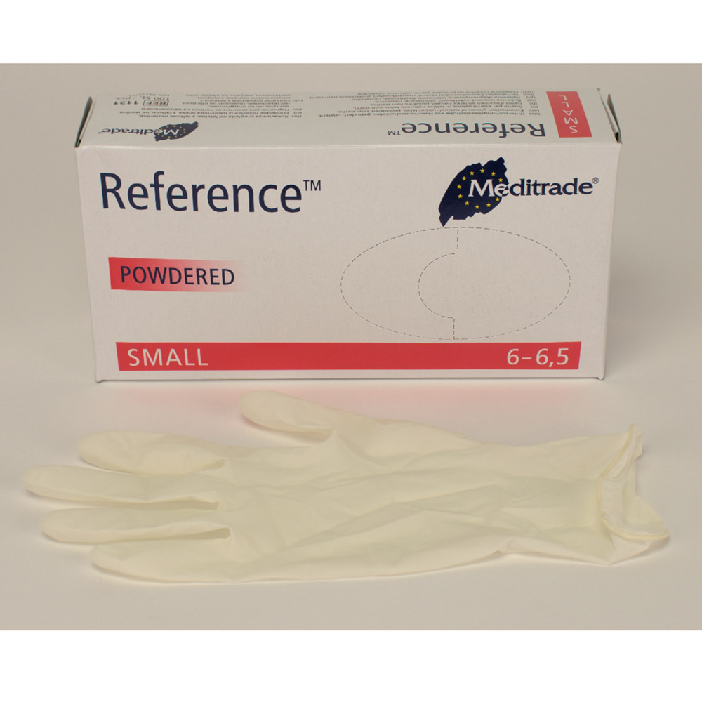 Reference Latex Handschuhe unsteril gepudert Gr. S, 100 Stück