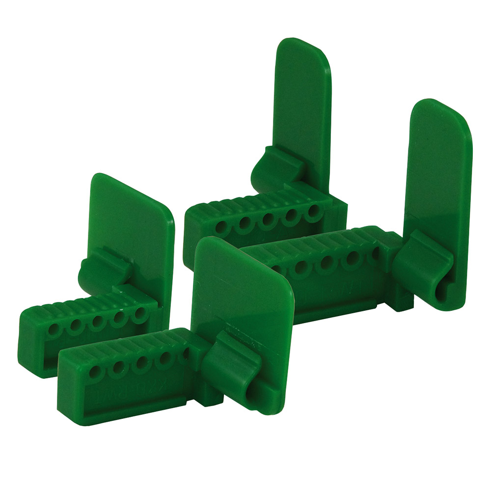 RWT Bißplatten Endo Set Anteroir/Posterior grün, 4 Stück