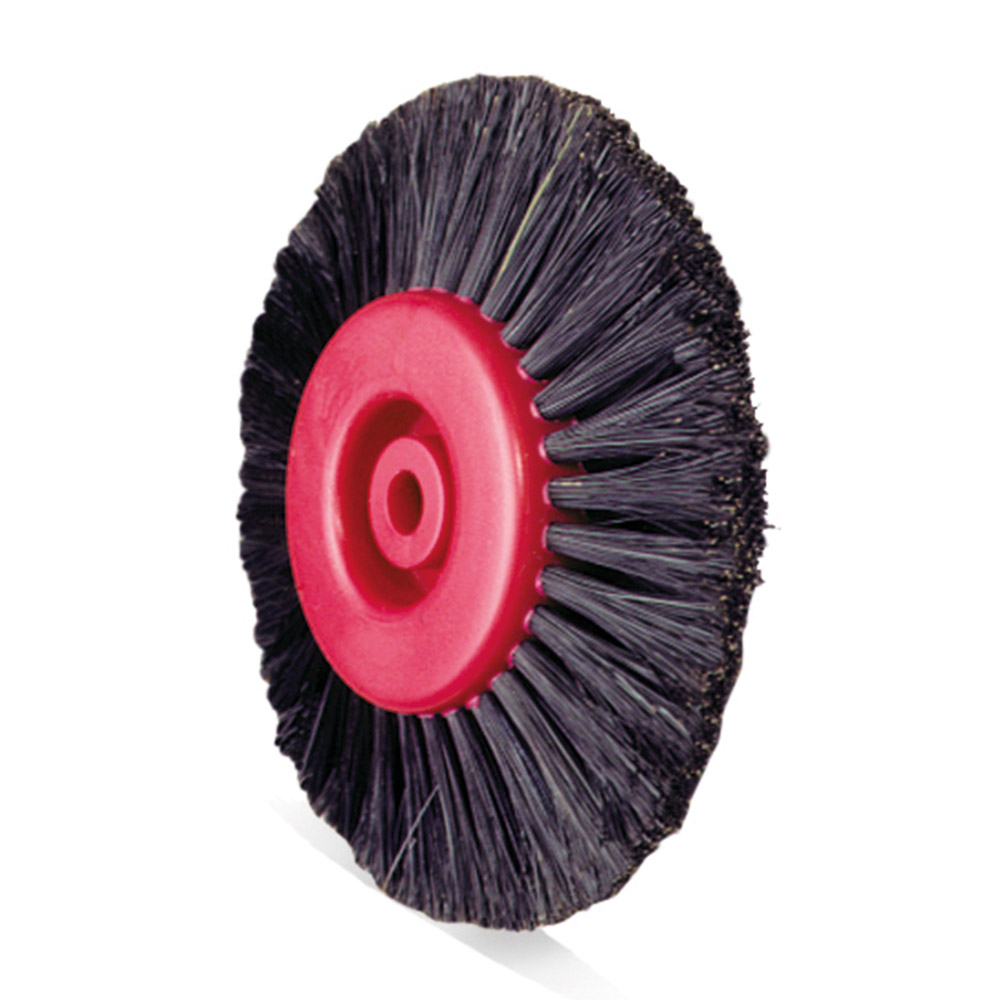Polierbürste Kunststoffkern 4-reihig 80 mm, 12 Stück