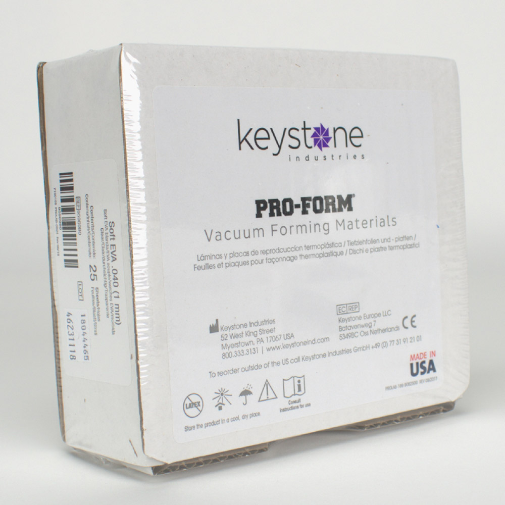 Pro-Form Soft Eva Tiefziehfolie 1,00 mm, 25 Stück
