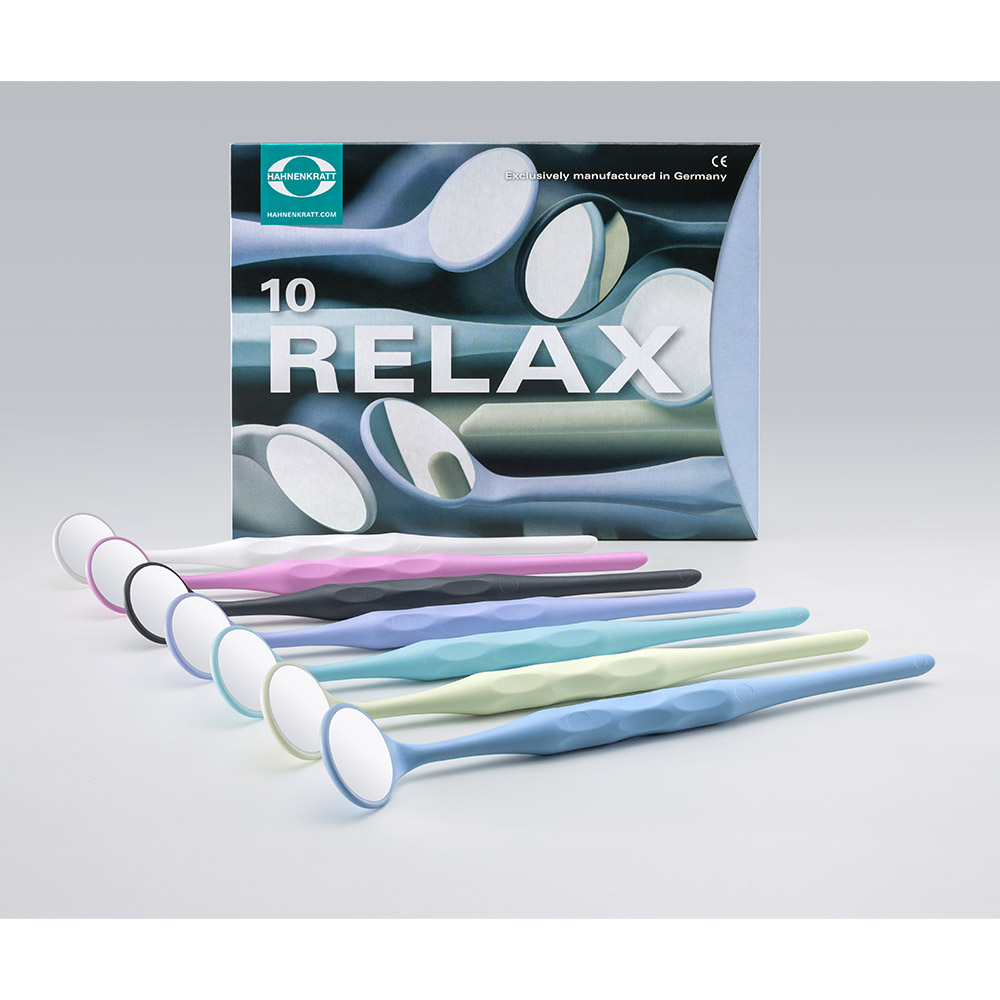 Mundspiegel Relax FS Rhodium 4 plan, Sortiment