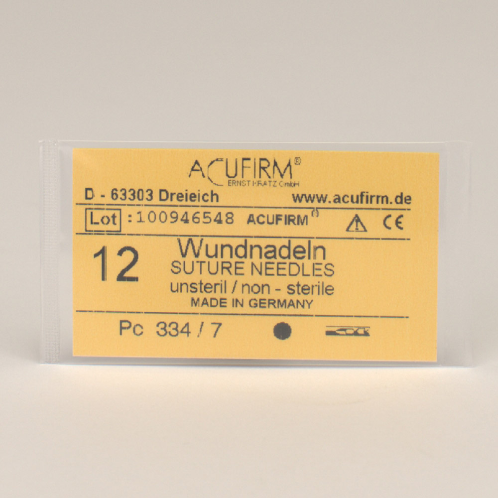 Wundnadeln Acufirm PC 334/7, 12 Stück