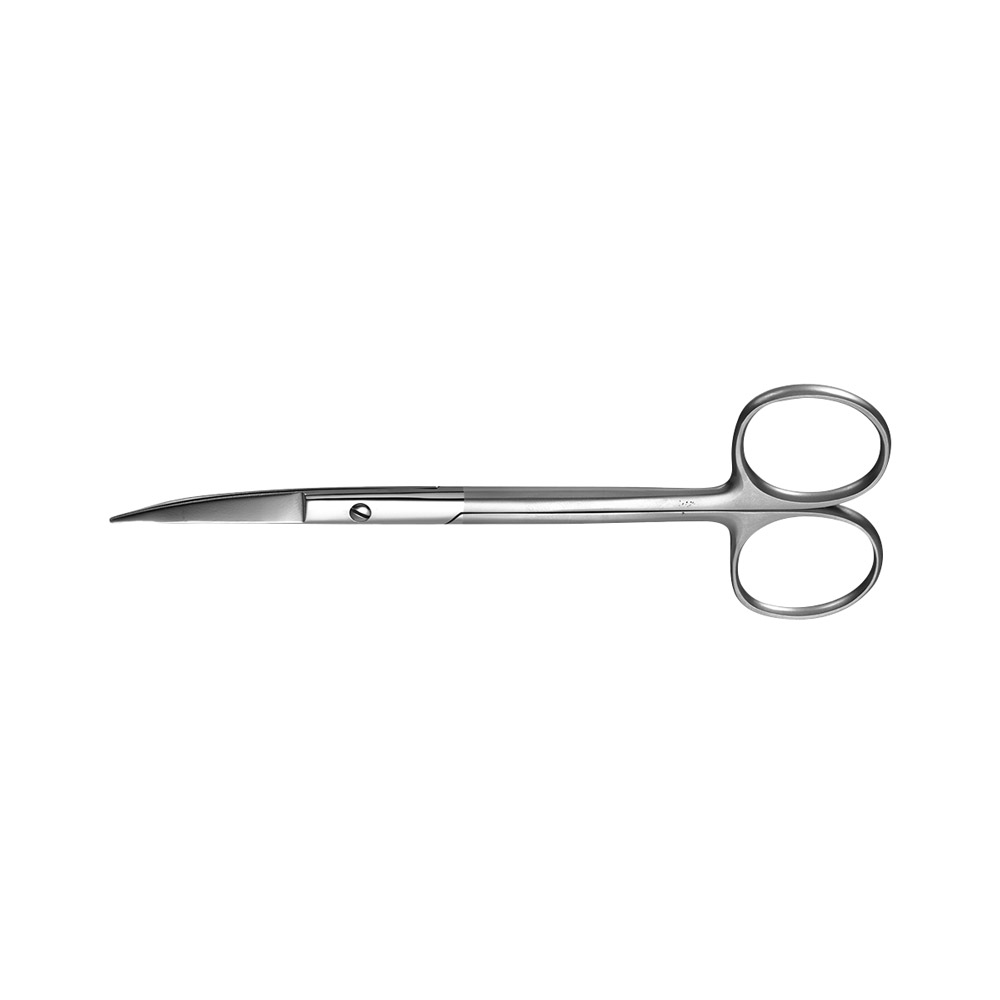 Zahnfleischschere 11,5 cm gebogen, Stück