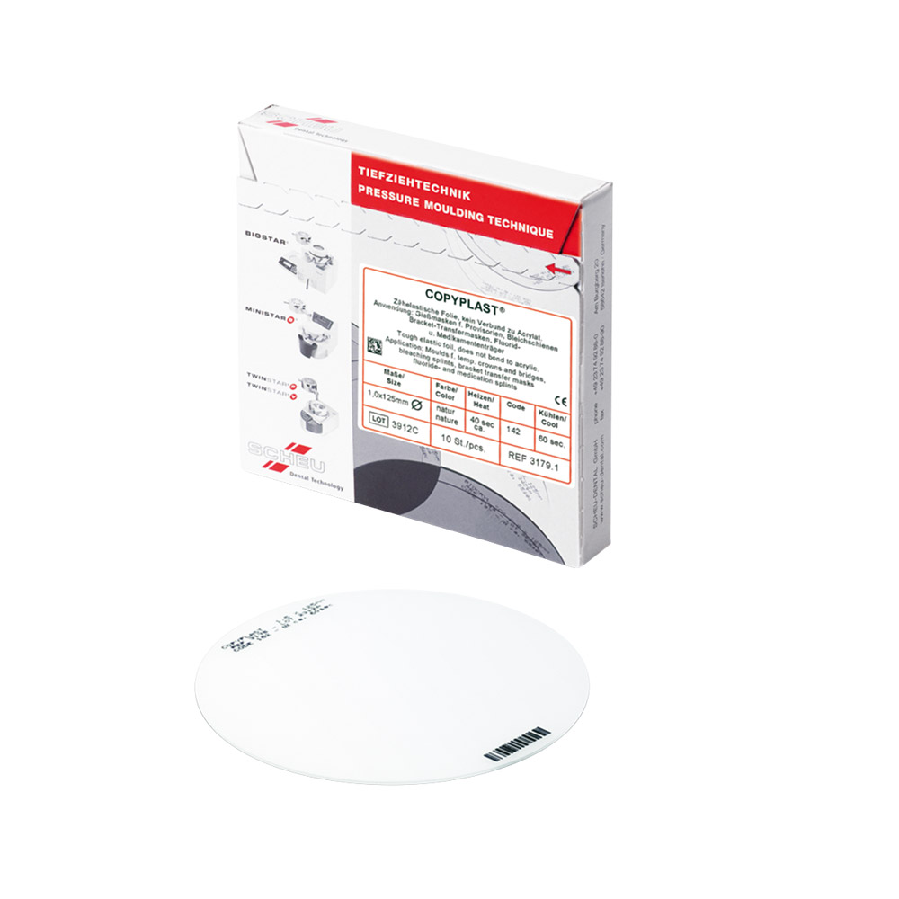 Copyplast Tiefziehfolie 125 x 1,0 mm, 100 Stück