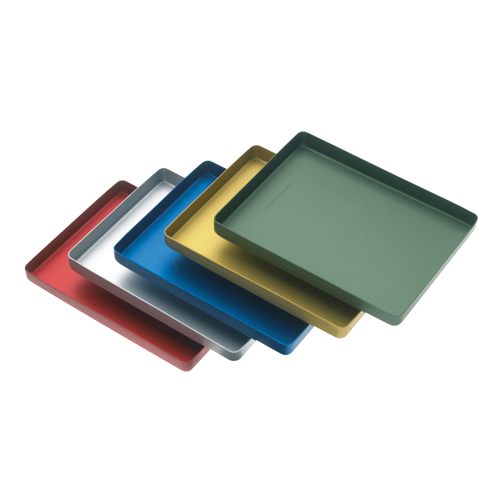 Tray Alu-Boden mini ungelocht 184 x 140 x 17 mm grün, Stück