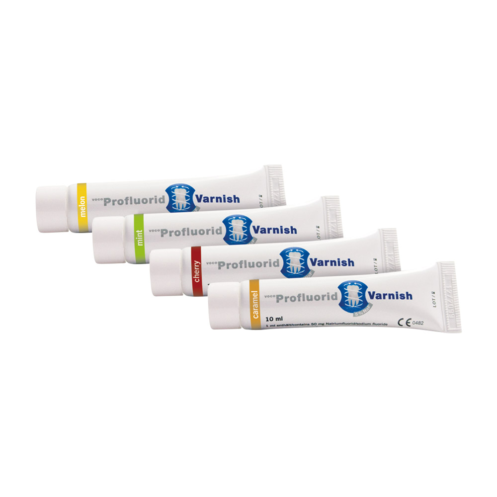 Profluorid Varnish, 4 x 10 ml Tube sortiert