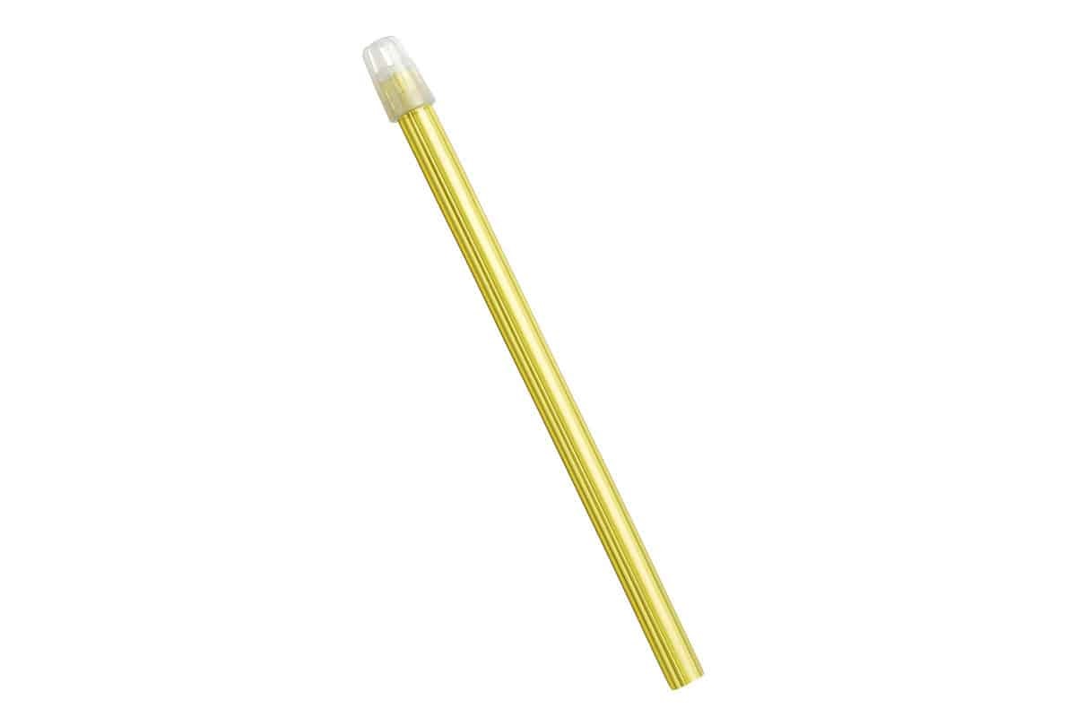 TOP FLEX PLUS Speichelsauger 145 mm abnehmbare Kappe gelb, 100 Stück Packung