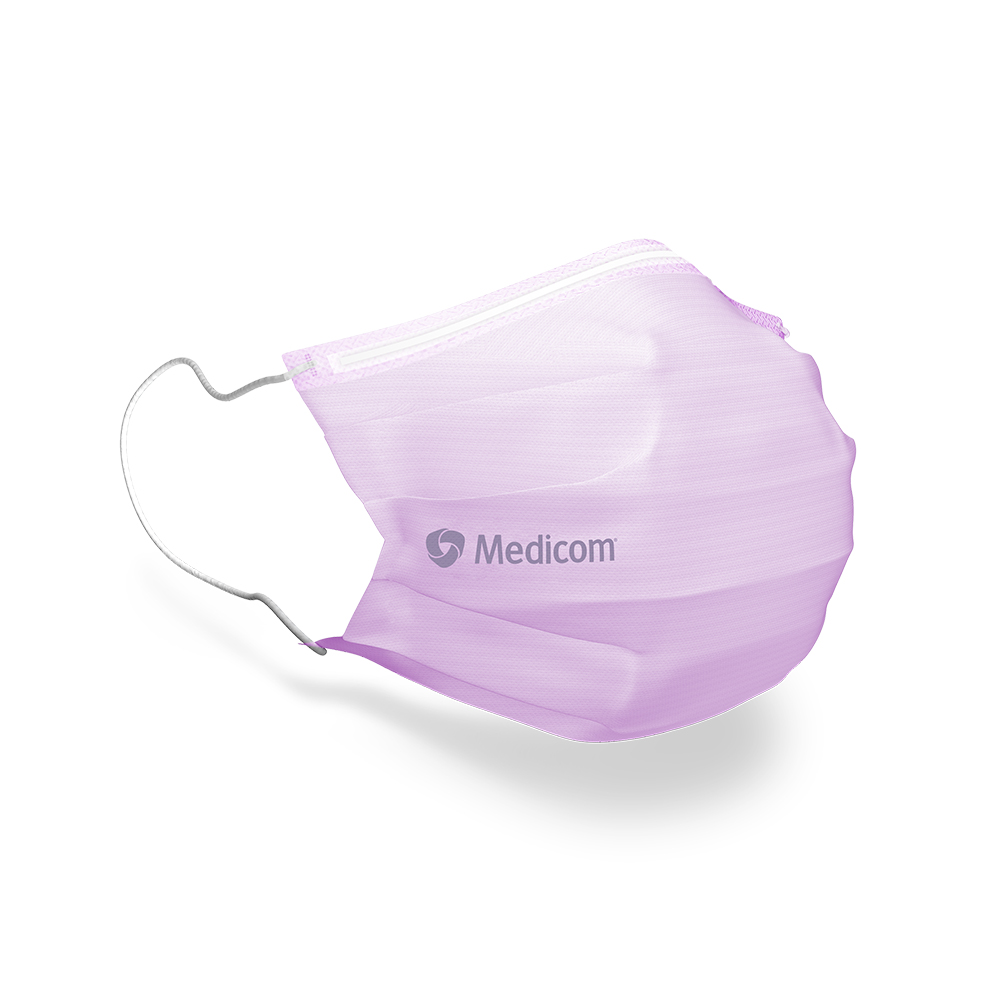 SafeMask Standard mit Ohrschlaufen Typ IIR lavendel, 50 Stück