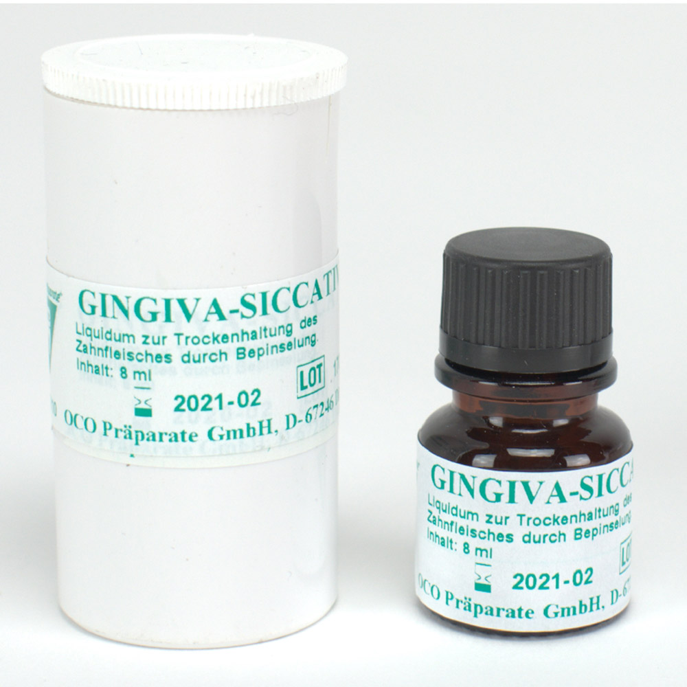 Gingiva-Siccativ, Flasche