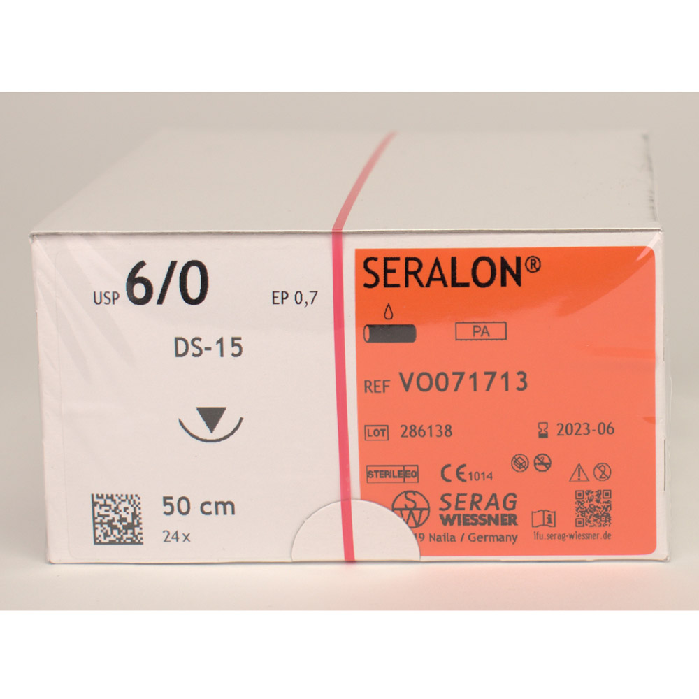 Seralon blau DS-15 6/0-EP0,7, 24 Stück