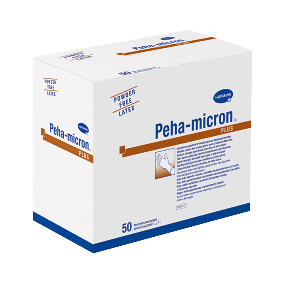 Peha-Micron Plus Handschuhe puderfrei steril Gr.7,5, 50 Paar