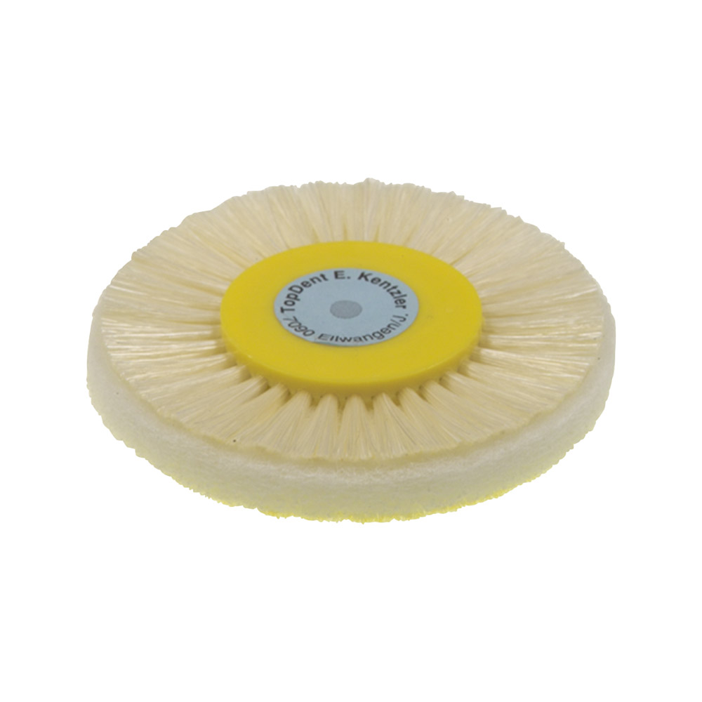 Polierbürste Kunststoffkern Borsten/Vlies 80 mm, 12 Stück