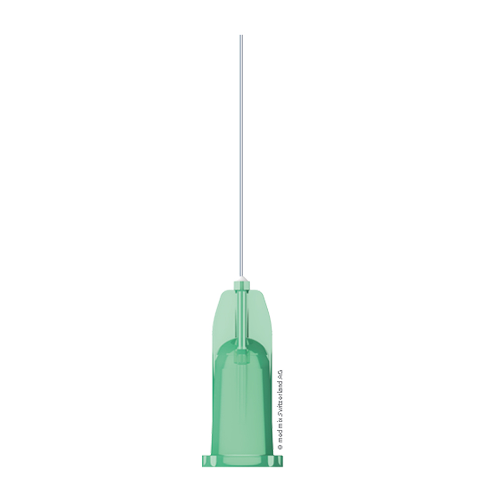 Transcodent Spülkanülen Luer Lock 0,3 x 23 mm grün, 100 Stück