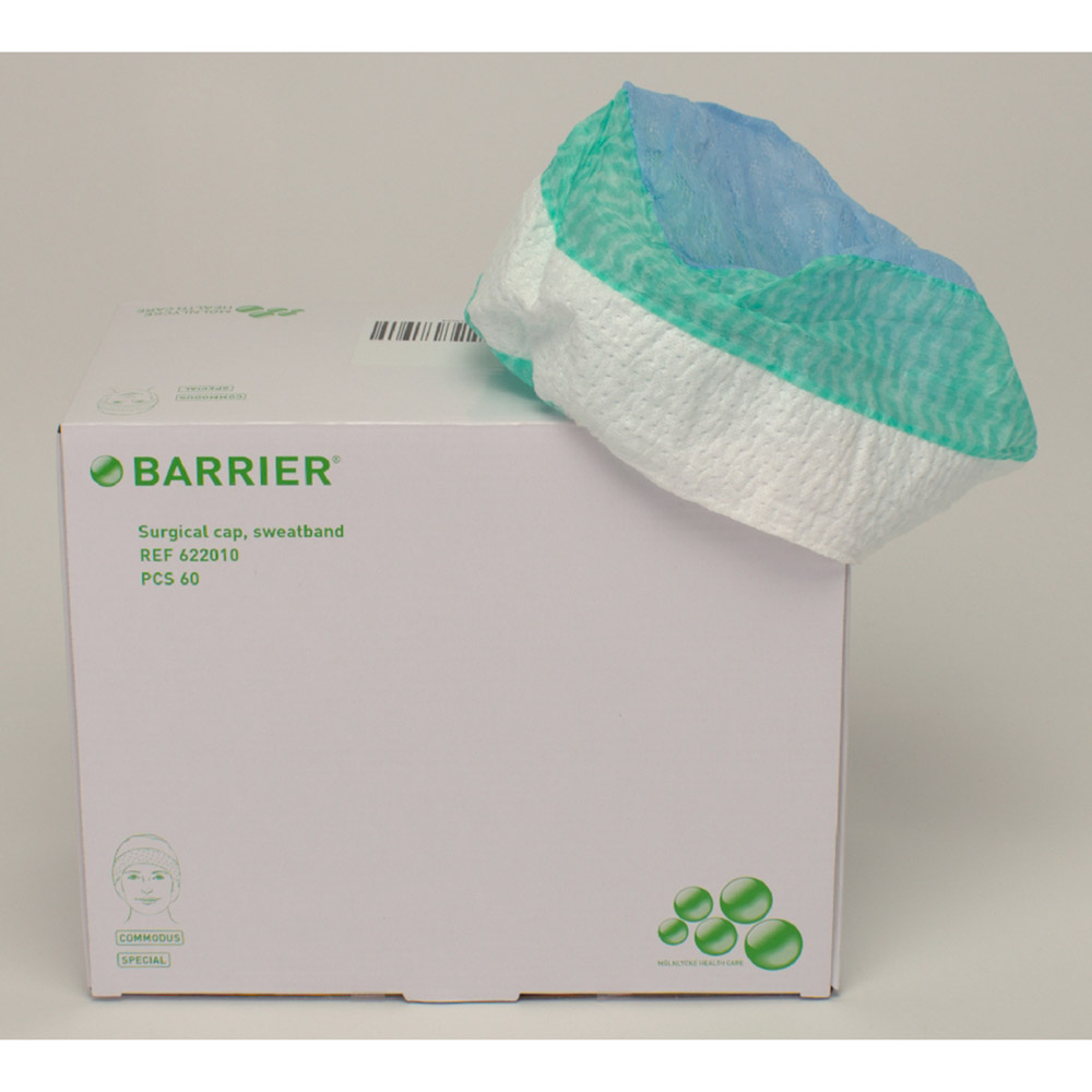 Barrier OP-Haube Commodus, 60 Stück