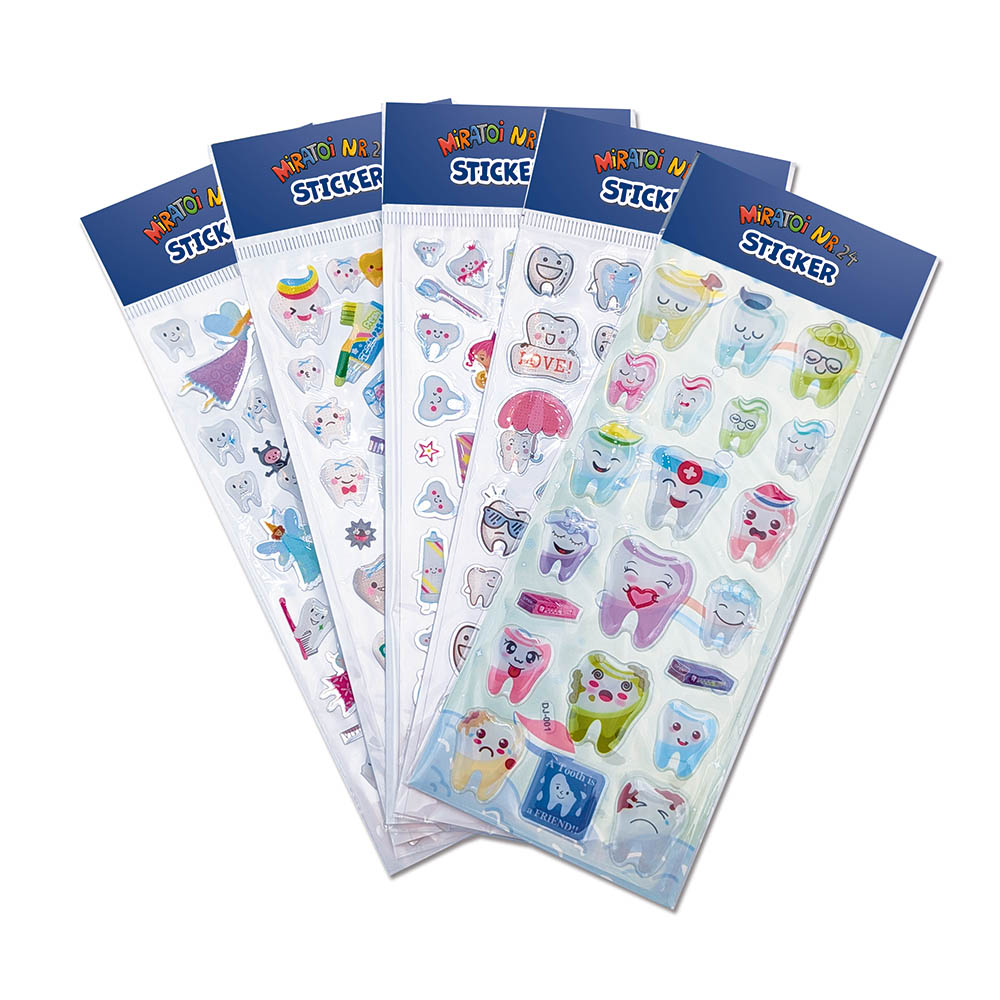 Miratoi Nr. 24 Sticker, 5 x 10 Blatt