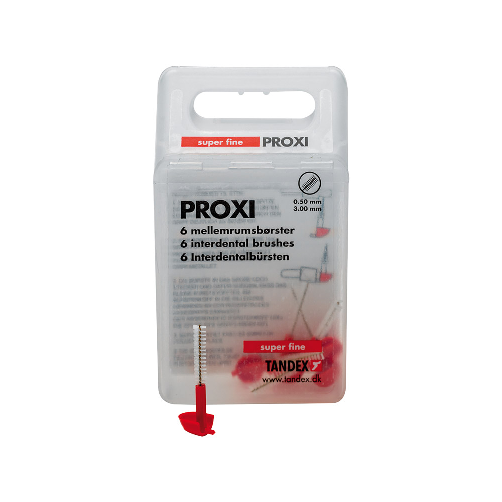 Interdentalbürsten Proxi rot 3,0, 6 Stück