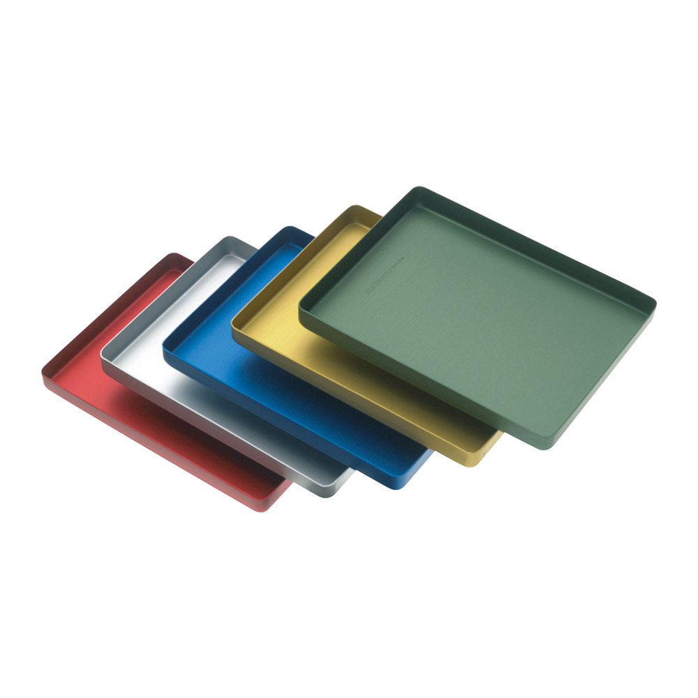 Tray Alu-Deckel ungelocht 287 x 186 x 39 mm grau, Stück
