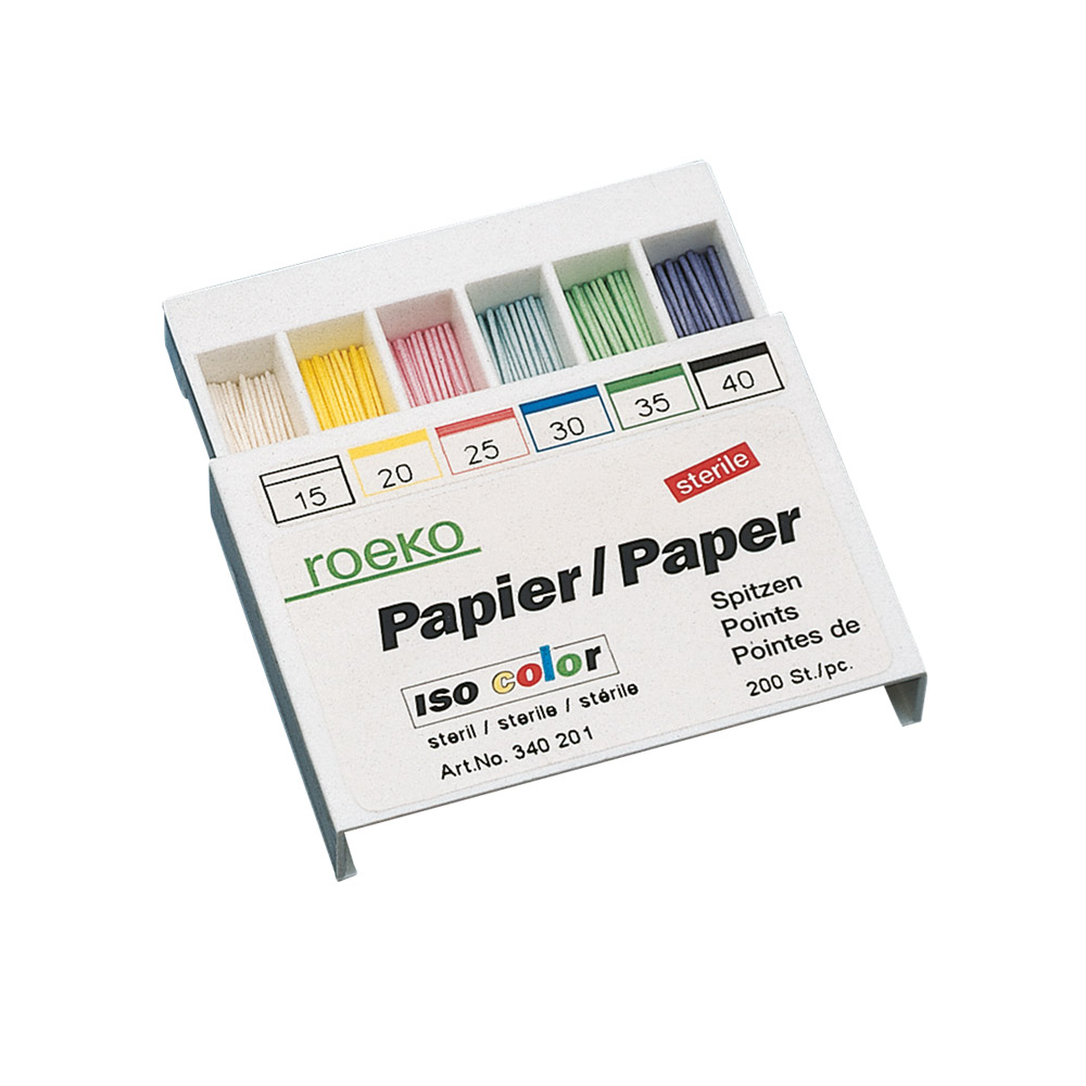 Papierspitzen color ISO 25, 500 Stück