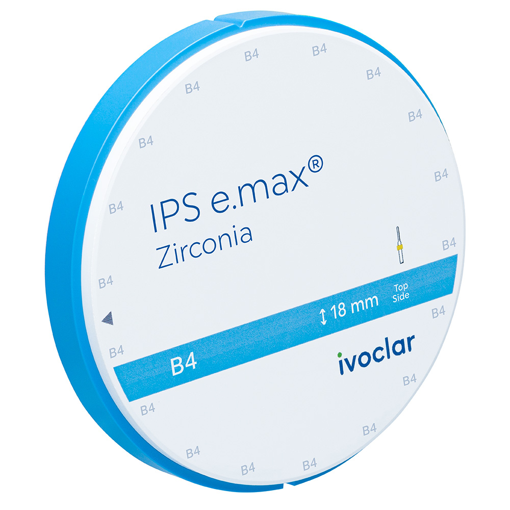 IPS e.max Zirconia B4 98,5 x 18mm, 1Stück