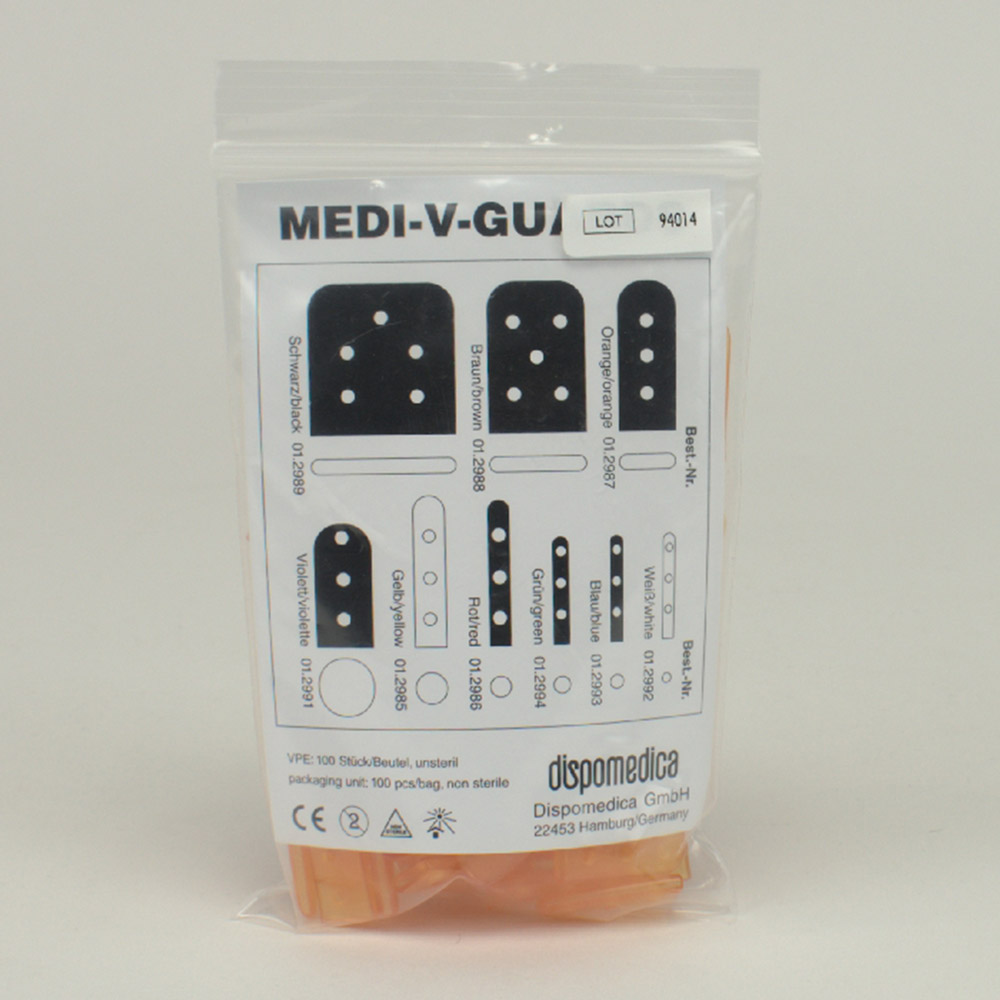 Medi-V-Guards orange 9,5 x 2,0 mm, 100 Stück