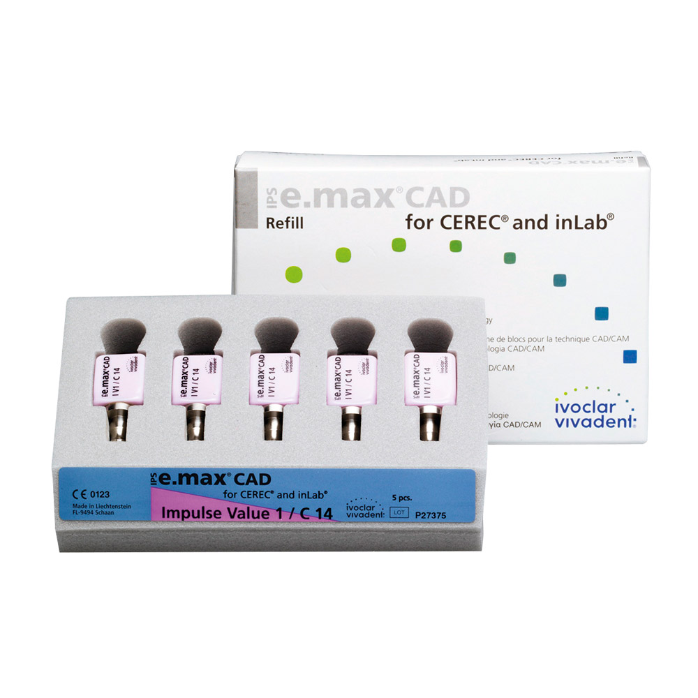 IPS e.max CAD Cerec/Inlab Imp. O1C14, 5 Stück