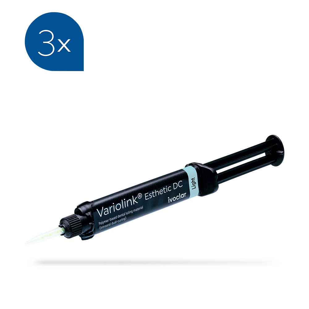 Variolink Esthetic DC light, 3 x 9 g Spritze
