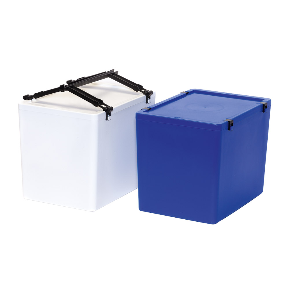 Container mit Deckel + Griff Gr.4 blau, Stück
