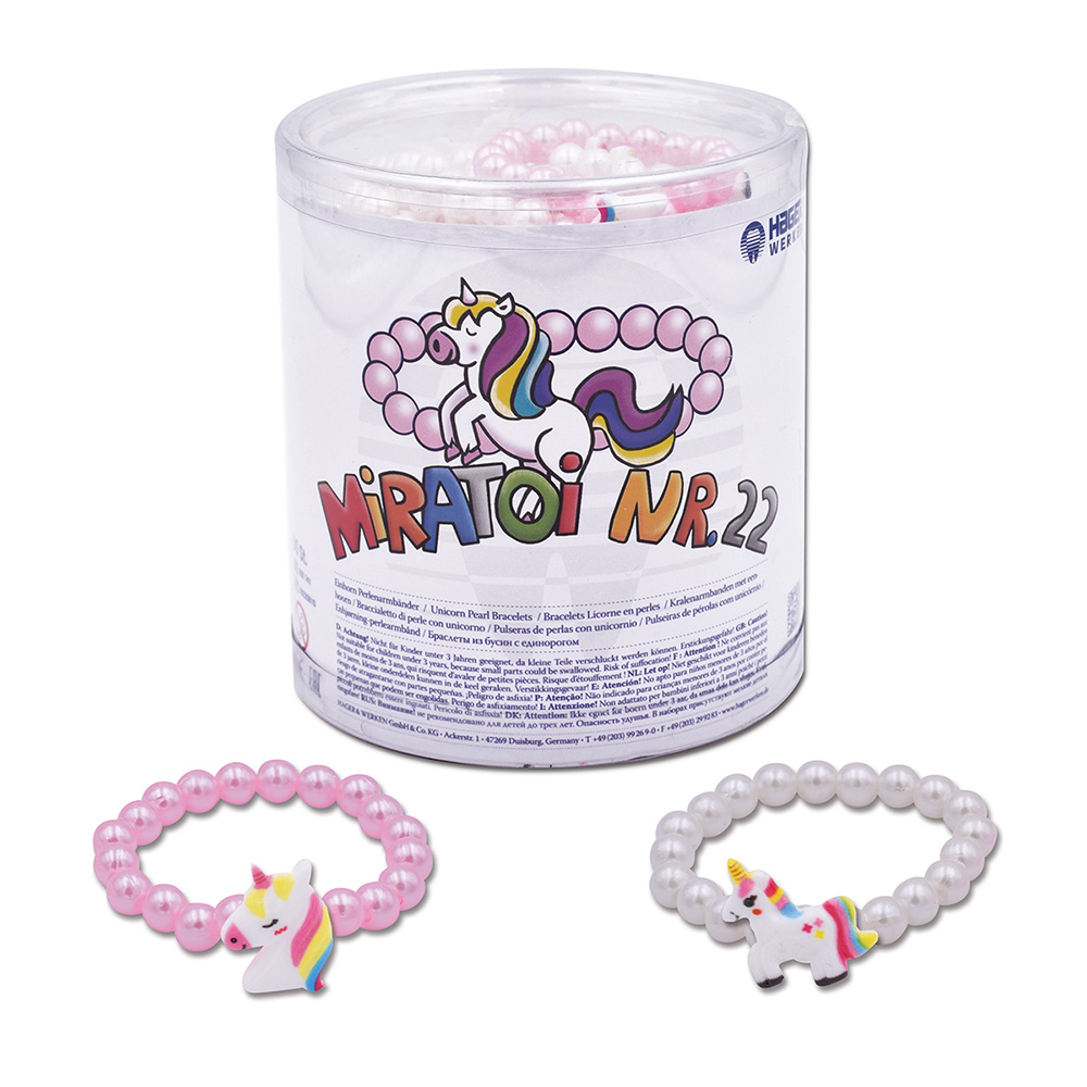Miratoi Nr.22 Einhorn Perlenarmband 50St