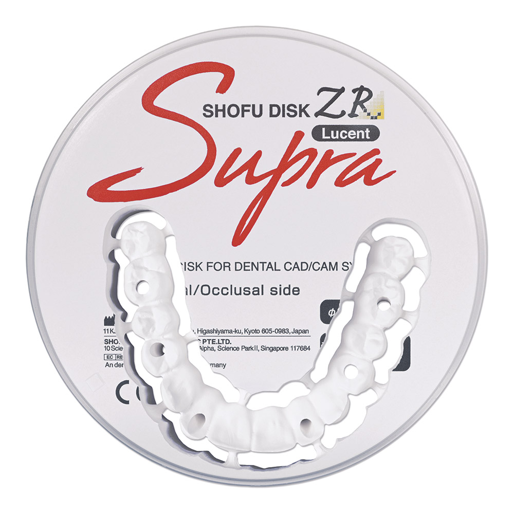 Shofu DISK ZR Lucent Supra 22 mm A1, Stück