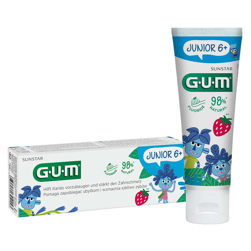 GUM Junior Zahngel, 50 ml Tube