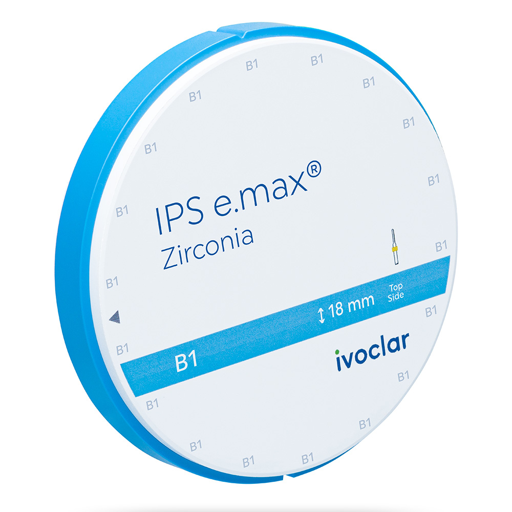 IPS e.max Zirconia B1 98,5 x 18mm, 1 Stück