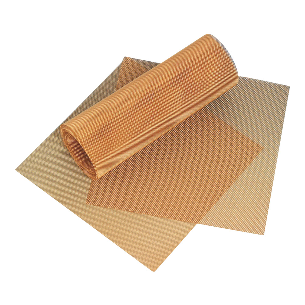 Drahtnetz mittel vergoldet 50 x 10 cm, Rolle