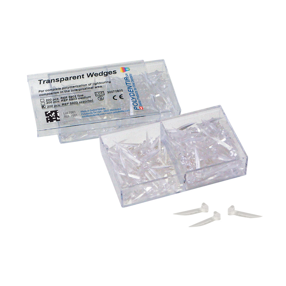 Interdentalkeile transparent mittel, 200 Stück