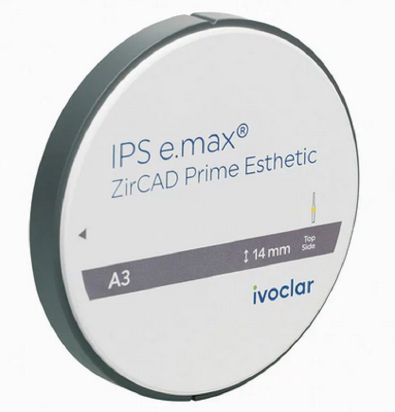 IPS e.max ZirCAD Prime Esthetic A4 98,5 mm 16 mm, Stück