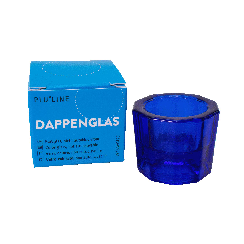 PLULINE Dappenglas blau, Stück