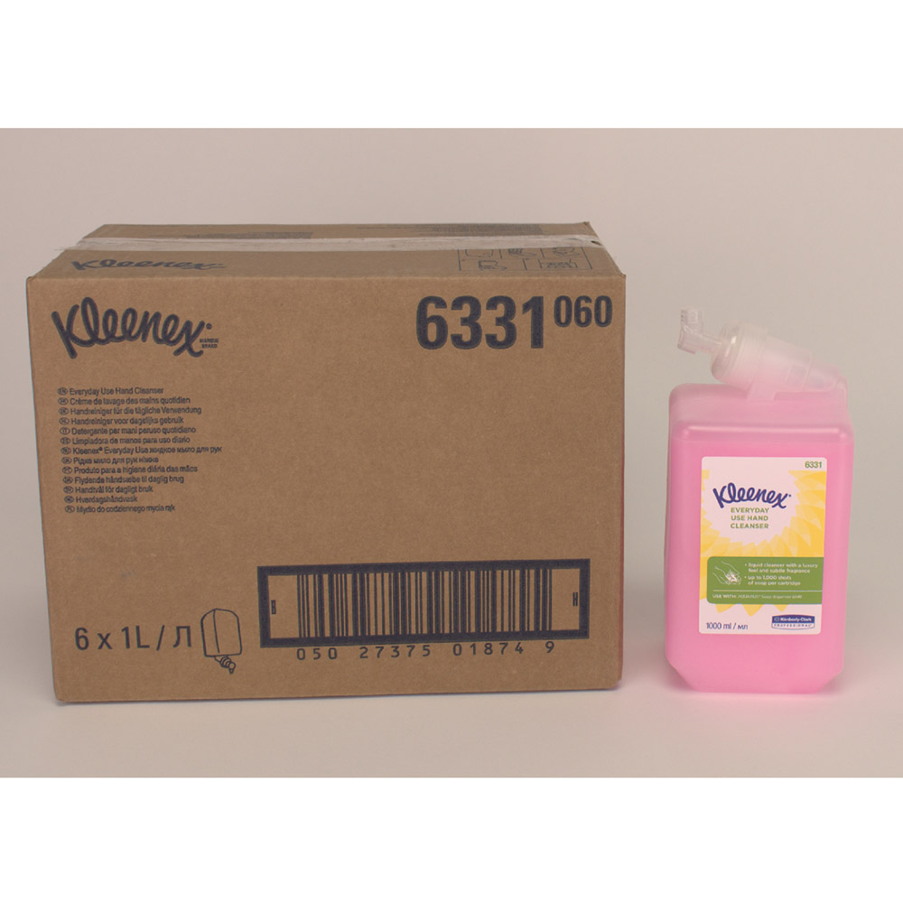 Kleenex Waschlotion pink parfümiert, 6 x 1 L